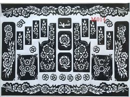 Tattoo Transfer India Henna Temporary Tattoo Stencils For Hand Leg Arm Feet Body Art SUB Sale 240426