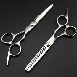 Hair Scissors Japanese 4cr steel 6-inch hairdresser slim hairdresser hairdresser Q240426