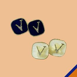 Earring Stud Earrings Designer V Luxury Jewelery Bijoux S925 Silver Pin Monogram Alphabet Letter New Fashion High Quality Womens Mens Free Shipping Wholesales