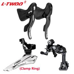 Parts LTWOO R5 2x9V Speed Groupset 18S Bicycle Kits Brake Shifter Road Bike 9 Speed Rear Derailleur Compatible 32t Cassette R7000