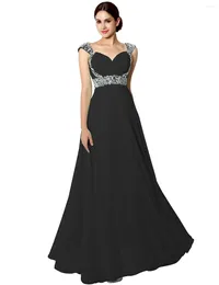 Party Dresses A-Line Sweatheart Crystal Floor-Length Long Evening Cocktail Vestidos De Noche Largos Elegantes Fiesta