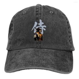 Ball Caps Yasuke Black Samurai Baseball Cap Men Hats Women Visor Protection Snapback Style