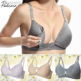 Maternity Intimates 2024 Pregnancy Maternity Clothing Pregnant Women Fitness Bra Underwear Maternity Breastfeeding Nursing Feeding Bra d240426