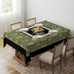 Table Cloth 2024 Geometric Simple Coffee Table Decoration countertop decoration towel square tablecloth 240426