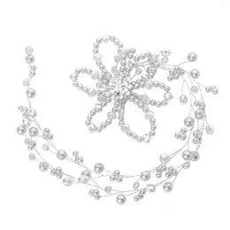 Headpieces Temperament Rhinestone Pearl Headwear Hypo-allergenic With For Year Christmas Day Gift