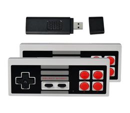 Portable Game Players Powkiddy PK02 TV Console Stick 8 Bit Wireless Controller Build In 620 Classic Video Games Player Handle1990968