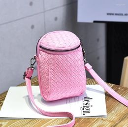 Shoulder Bags Mobile Phone Bag Women 2024 Mini One Fashion Messenger Hanging Neck Zero Wallet