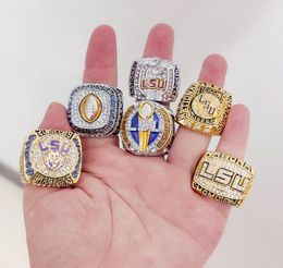 2020 whole LSU 2003 2007 2020 TIGERS NATIONAL CHAMPIONSHIP RING Fan Men Gift Whole Drop 9148134