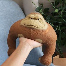 Big Giant Spongy Squishy Fidget Orangutan TT Influencer Elastic Monkey Antistress Toy for Adult and Children Soft Fun Gift 220427321V