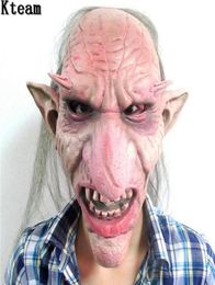 Men Latex Mask Goblins Big Nose Horror Mask Creepy Costume Party Cosplay Props Scary Mask for Halloween Terror Zombie T20312y316d4015172