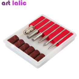 Bits 12pcs/Set Nail Drill Bits Electric File Cuticle Cutter Tips Clean Burr Sander Manicure Nail Sanding Bands DIY Tool