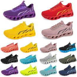 Style6 Men Women Running Shoes Sneaker Triple Black White Red Yellow Purple Green Blue Peach Pink Fuchsia Breathable Outdoor Trainer Sports Sneakers GAI