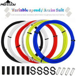 Parts MOTSUV Professional BIKE MTB Brake Cable Gear Front and Rear Brake Variable Speed Wire Rope Bicycle Shift Kit Hose Kit HOT Parts