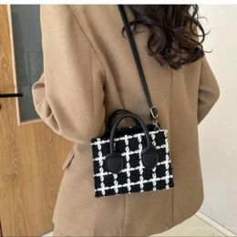 Totes Plaid Crossbody Bag Tote Elegant Fashion Ladies Pouch Lightweight Simple Handbag