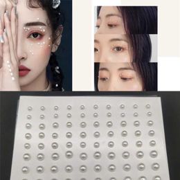 Tattoo Transfer Mixed Size Eyeshadow Face Diamonds Festival Body Decoration Jewels Stickers Self Adhesive Fake Tattoos Makeup Nail Rhinestones 240427