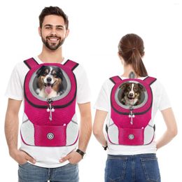 Dog Carrier Pet Travel Backpack Portable Outdoor Breathable Mesh Cat Puppy Double Shoulder Bag For Small Large Dogs Supplies