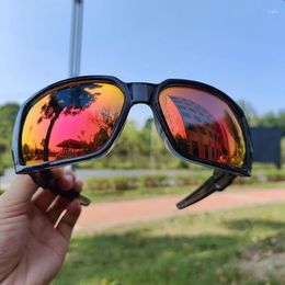 Outdoor Eyewear Fashion Sports UV400 Polarized Men Oversized Sunglasses Windproof Glasses Riding For