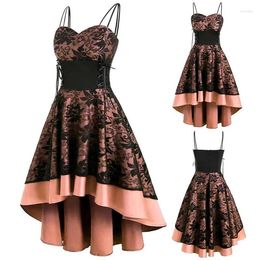Casual Dresses Women Dress Lace Floral Sling White Gown A Line Short Fishtail High Waist Gothic Y2k Strapless Evening Sexy Vestidos