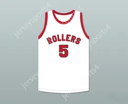 CUSTOM NAY Name Mens Youth/Kids KENNY SAILORS 5 PROVIDENCE STEAMROLLERS WHITE BASKETBALL JERSEY 3 TOP Stitched S-6XL