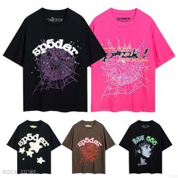 Tshirt Designer Mens t Shirts Polo Shirt Haikyuu Womens T-shirt Fashion Street Clothing Web Pattern Summer Sports Tops 580