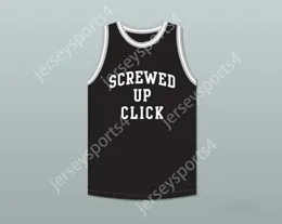 CUSTOM NAY Name Mens Youth/Kids GEORGE FLOYD BIG FLOYD 46 SCREWED UP CLICK BASKETBALL JERSEY Stitched S-6XL