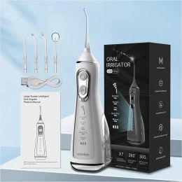 Irrigators USB Rechargeable Electric Oral Irrigator Water Flosser Dental Water Jet Tank Waterproof Teeth Cleaner Dental Oral Irrigator