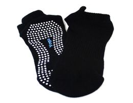 1Pair Cotton Nonslip Yoga Socks with Grips for Women Breathable Pilates Fitness Socks7903026