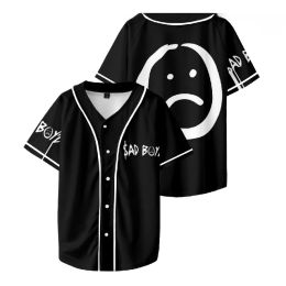 Rapper Junior H Sadboyz Baseball T-shirt Women/Men Fashion Summer Short Sleeve Graphic Tees Streetwear Hip Hop Baseball Jersey