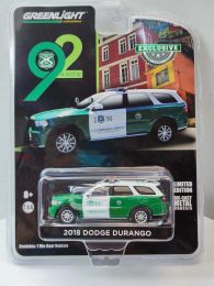 Cars GreenLight 1:64 2018 dodge durango Chile police cars collect diecast alloy car models for gifts