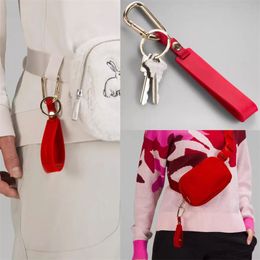lu silicone key chain bag pendant clothing decoration high quality climbing buckle