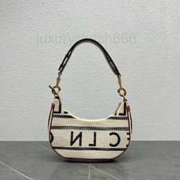 lady bags cel AutumnWinter Designer Cel bags Underarm package New Shoulder Bags 2024 Leisure Fashion Versatile Woollen Letter Beige Underarm One Shoulder Hand 7JV6