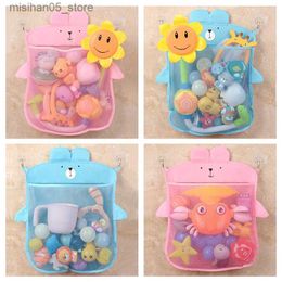 Sand Play Water Fun Baby shower toy dinosaur animal net storage bag strong suction cup baby game bathroom Organiser water Q2404261