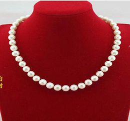 Natural 78mm White Real Akoya Cultured Pearl Necklace 18039039 AA19101791938832