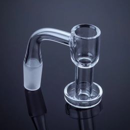 10mm 14mm Male Joint Quartz Banger Smoking Flat Terp Slurper Bevelled Edge Bangers Rigs Dab For Water Bongs GQB27