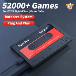 Robes Batocera 2t Hdd Portable External Hard Drive with 52000 Retro Games 10000 3d Games for Ps3/ps2/wii/sega Saturn/n64 for Pc/laptop