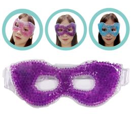 Socks Cooling Gel Eye Mask with Eye Holes Hot Cold Therapy Personal Care Beauty Sleeping Eye Mask for Puffy Dry Eyes Ergo Gel Bead