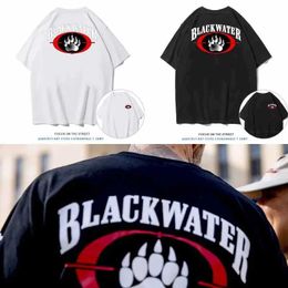 Men's T-Shirts Trump Blackwater agency Military Special Operations Blackwater agency Group Warrior Men T-Shirt O-Neck Summer Short Slve Shirt T240425