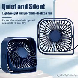 Electric Fans USB Desk Fan 360 Rotatable Head Mini Table Electric Fan Home Office Room Desktop fan Portable Air Cooler Strong Wind ventilador