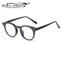 Sunglasses Trend Round Anti Blue Light Blocking TR90 Frame Glasses Women Brand Optical Eyewear Computer Myopia Clear Lens Men Eyeglasses