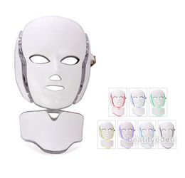 Korean LED Podynamic Facial Mask PDT LED Face And Neck Mask With Microcurrent Skin Rejuvenation LED Podynamic Masks 7 Colors3687984