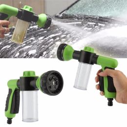 Sprayers Pressure Hose Nozzle Foam Gun 8 In 1 Jet Spray Gun Soap Dispenser Garden Watering Horse Dog Animal Car Washing Tool Dropshipping