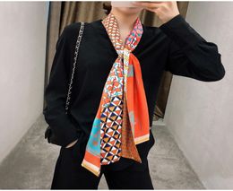 Designer Scarf Silk Scarf Fashion Double Sided Print Headband Luxury Scarf Women Silk Scraves Top Grade Silk Muffler Hair Bands1038631