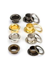 2000pcsbagset 10MM METAL EYELETS buttons for Scrapbooks sewing clothes accessory DIY craft gifts blackgoldensliverybronze Who3832321