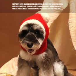 Dog Apparel Products Cosplay Christmas Hat Xmas Cat Headwear Outfit Winter Costume Warm For Home Playing Fun Puppy Party