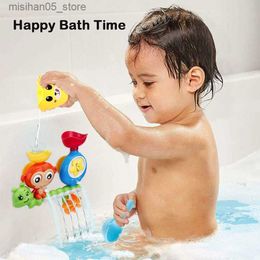 Sand Play Water Fun Baby Shower Toy Water Game Childrens Bathroom Monkey Caterpillar Shower Toy Boys and Girls Birthday Gift Q240426