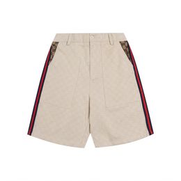 2024 Designer Men Shorts Beach Pół spodnie cienki luksusowy litera Patchwork Letni Graffiti Drukuj Prosty Casuala2242