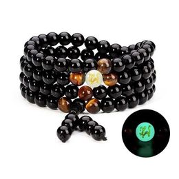 Beaded 108 Beads Shining 12 Zodiac Bracelet/Necklace Suitable for Chinese Women Symbols Multi layered Chain Stackable Jewellery Bracelet
