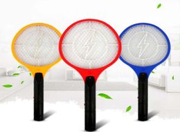 3 Layers Net Dry Cell Hand Racket Electric Swatter Home Garden Pest Control Insect Bug Bat Wasp Zapper Fly Mosquito Killer8729205