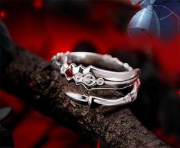 Fate Stay night UBW Lancer Gae Bolg Chulainn Sword 925 Sterling Silver Ring Cosplay Halloween Christmas Gift ring9178689