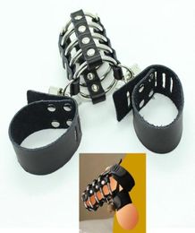 Beauty Items Metal Cock Ring Sleeve Scrotum Bondage Torture Belt Ball Stretcher Penis Lock Adult Erotic sexy Toys For Men Rings Cb7777253